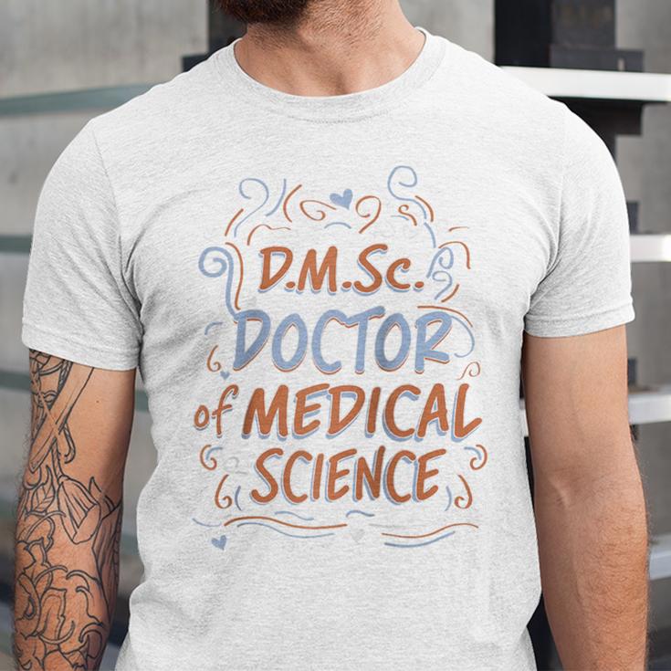 DMSc Doctor Of Medical Science Doctorate Graduation Raglan Baseball Tee Unisex Jersey T-Shirt