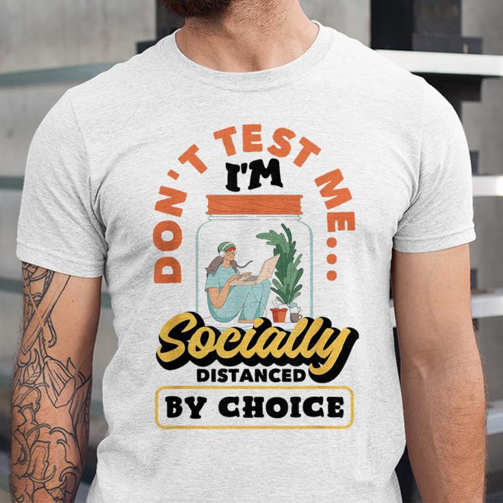 Don't Test Me Introvert's Unisex Jersey T-Shirt Don't Test Me Introvert's Unisex Jersey T-Shirt