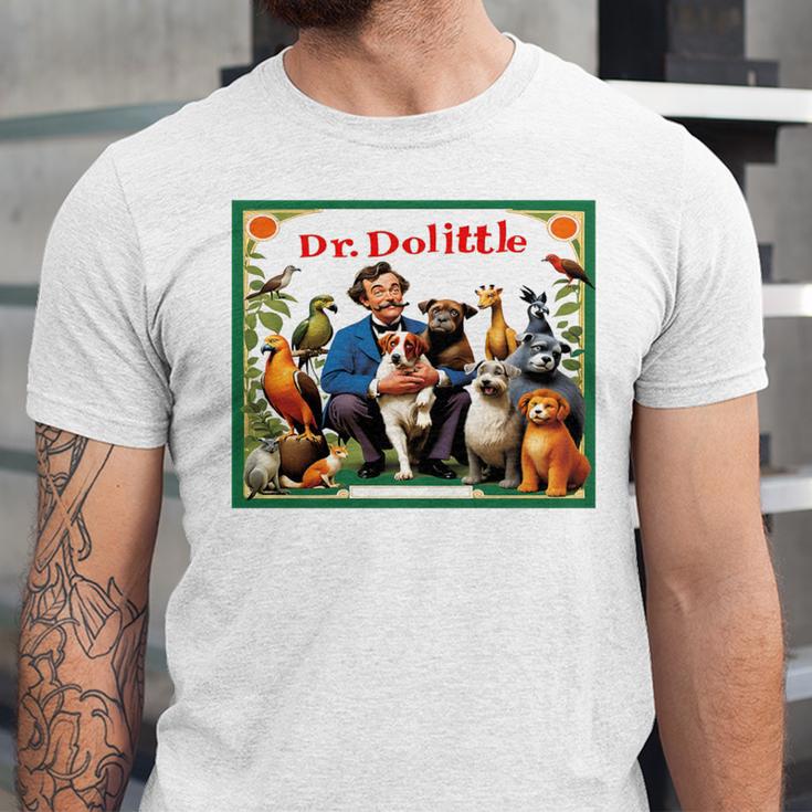 Dr Dolittle Children's Book Cover Premium Tri-Blend Unisex Jersey T-Shirt Dr Dolittle Children's Book Cover Premium Tri-Blend Unisex Jersey T-Shirt