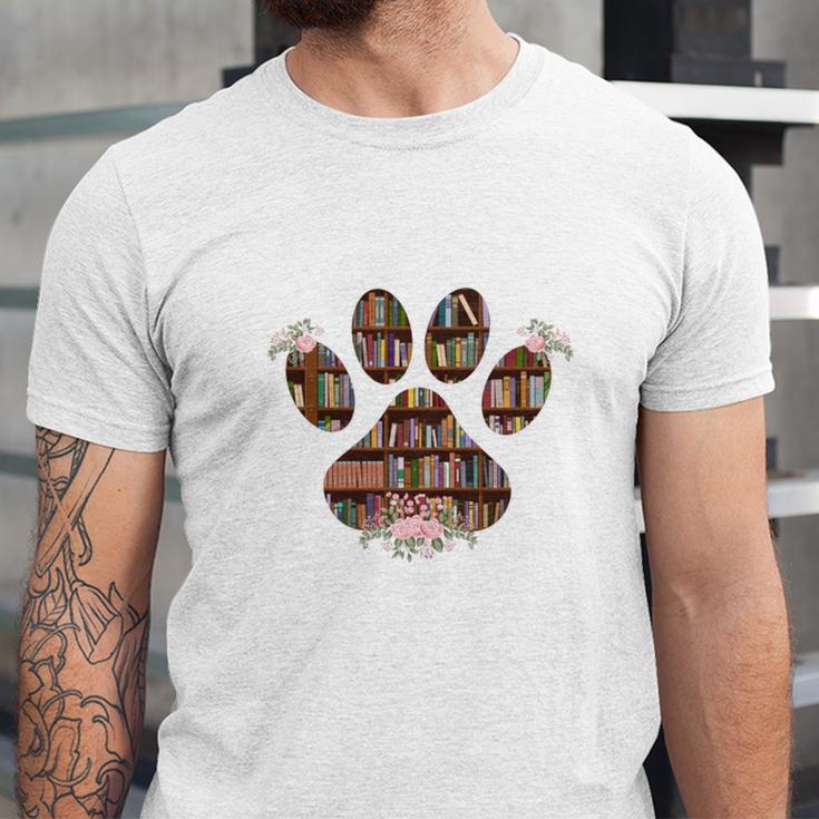 Easily Distracted By Dogs And Books Unisex Jersey T-Shirt Easily Distracted By Dogs And Books Unisex Jersey T-Shirt