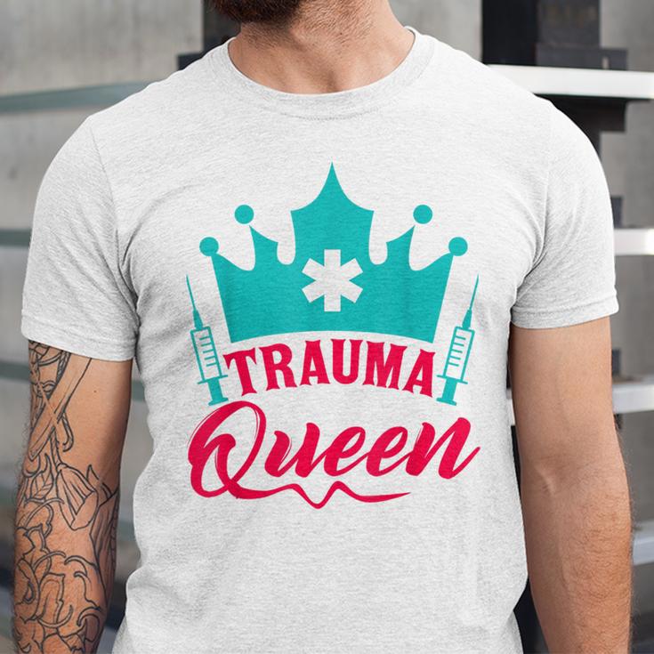 EMT Trauma Queen Paramedic Student T-Shirt Graduation Unisex Jersey T-Shirt