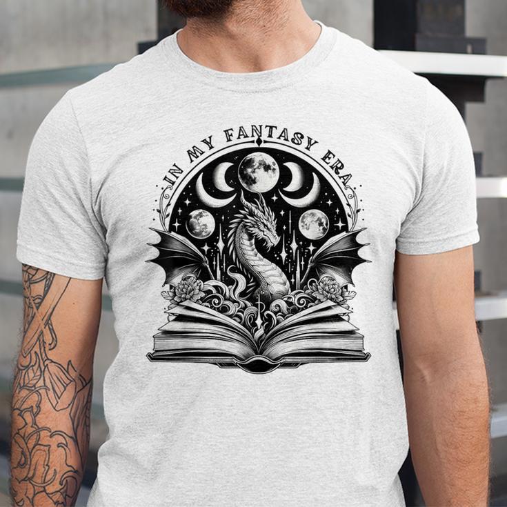 In My Fantasy Era Reading Fantasy Books Halloween Bookish Unisex Jersey T-Shirt