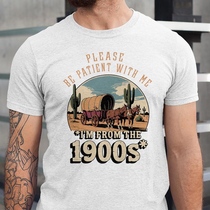 Father’s Day Please Be Patient With Me I'm From The 1900s Premium Unisex Jersey T-Shirt