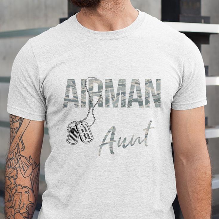 My Favorite Airman Calls Me Aunt US Air Force Graduation Unisex Jersey T-Shirt