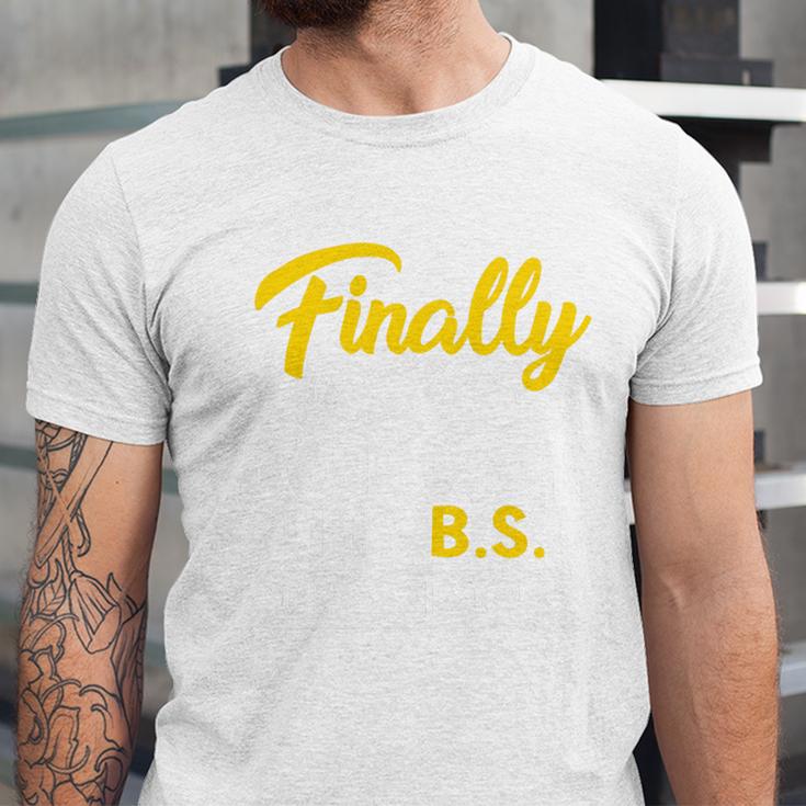 Finally Done With This BS Class Of 2025 College Graduation Premium Tri-Blend Unisex Jersey T-Shirt