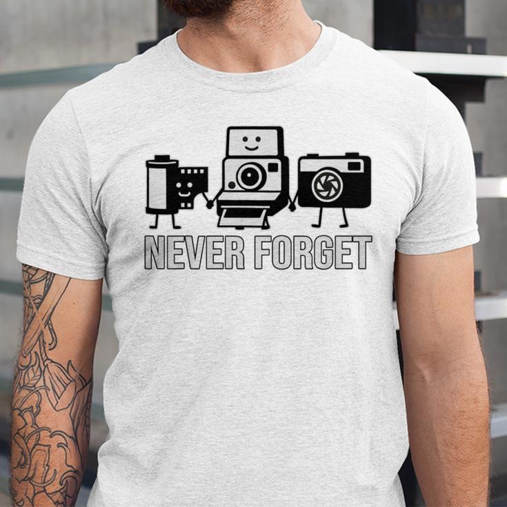 Never Forget Retro Camera Photography Nostalgia Premium Tri-Blend Unisex Jersey T-Shirt Never Forget Retro Camera Photography Nostalgia Premium Tri-Blend Unisex Jersey T-Shirt