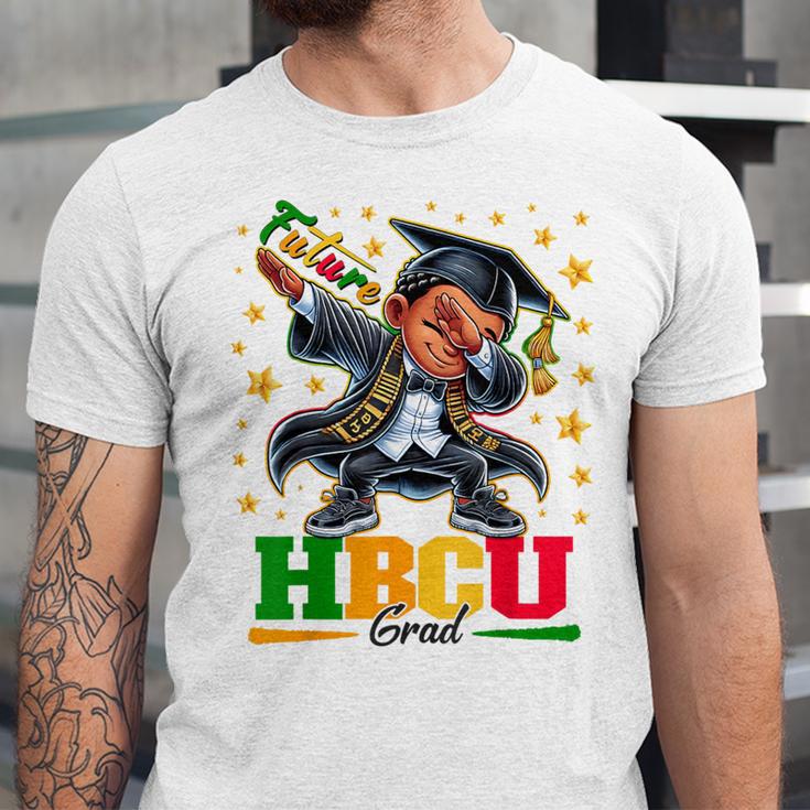 Future HBCU Grad Dabbing Kid Graduation For Boys Kids Unisex Jersey T-Shirt