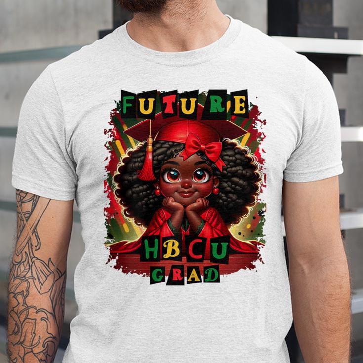 Future HBCU Grad History Girl Graduation HBCU Unisex Jersey T-Shirt