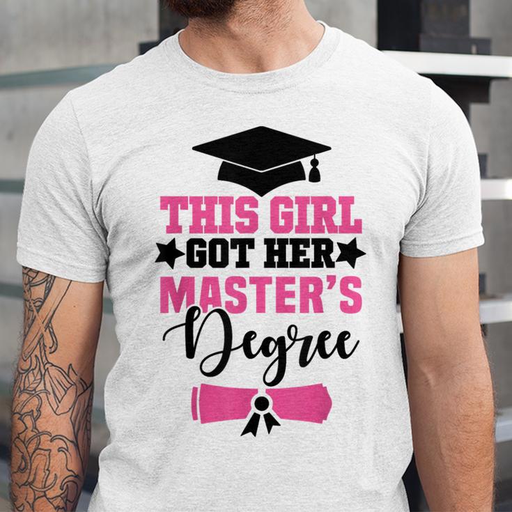This Girl Got Her Masters Degree Graduation Mastered It 2024 Unisex Jersey T-Shirt