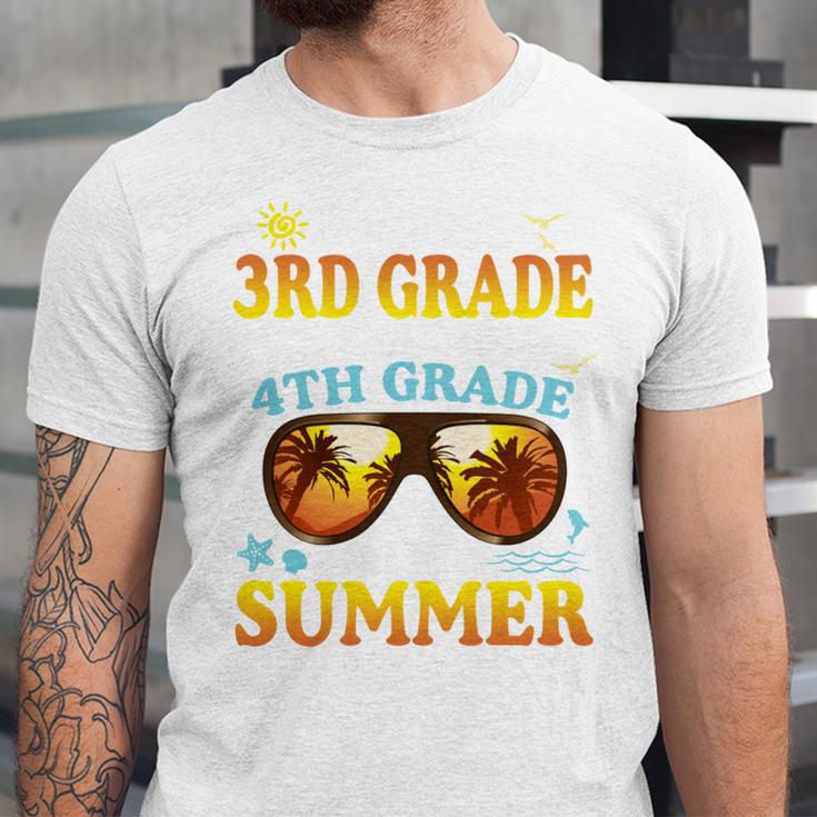 Goodbye 3rd Grade Graduation To 4th Grade First Summer Beach Unisex Jersey T-Shirt