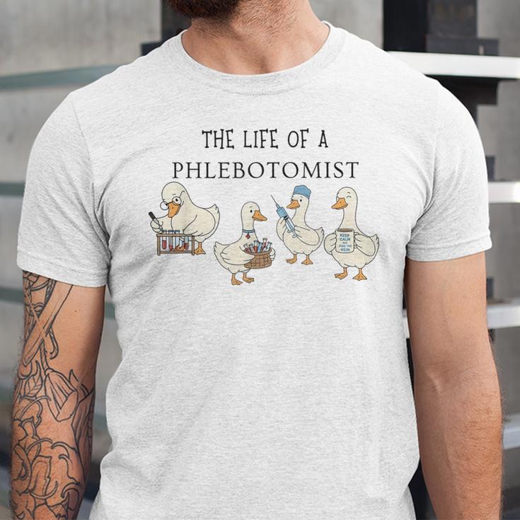 Goose Phlebotomy Technician Graduation Lab Week 2026 Unisex Jersey T-Shirt