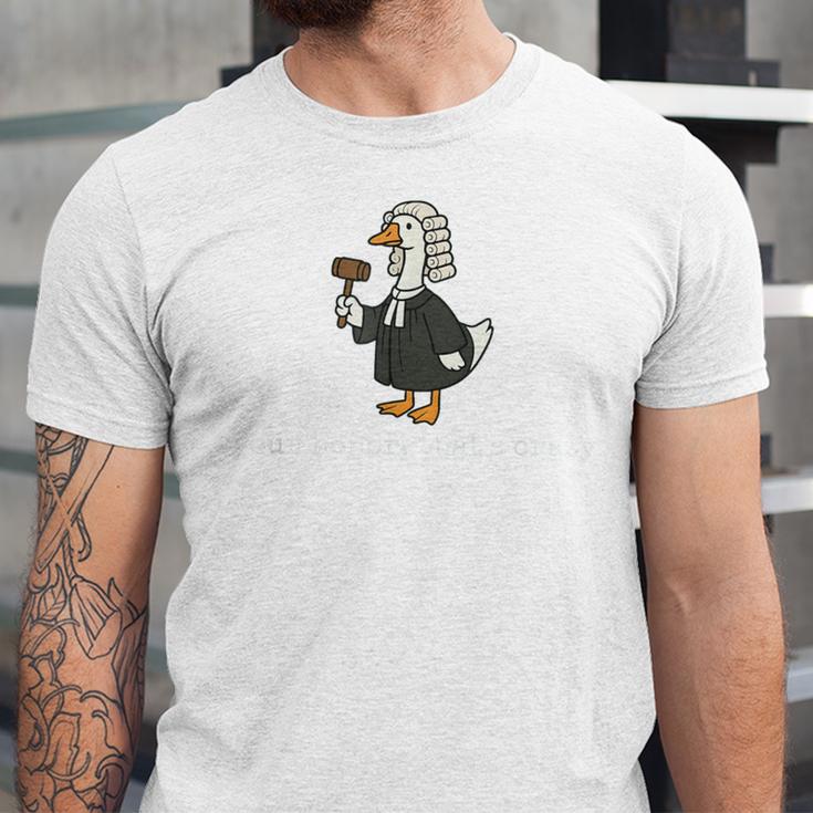 Goose Silly Lawyer Law School Graduation Future Lawyer Unisex Jersey T-Shirt