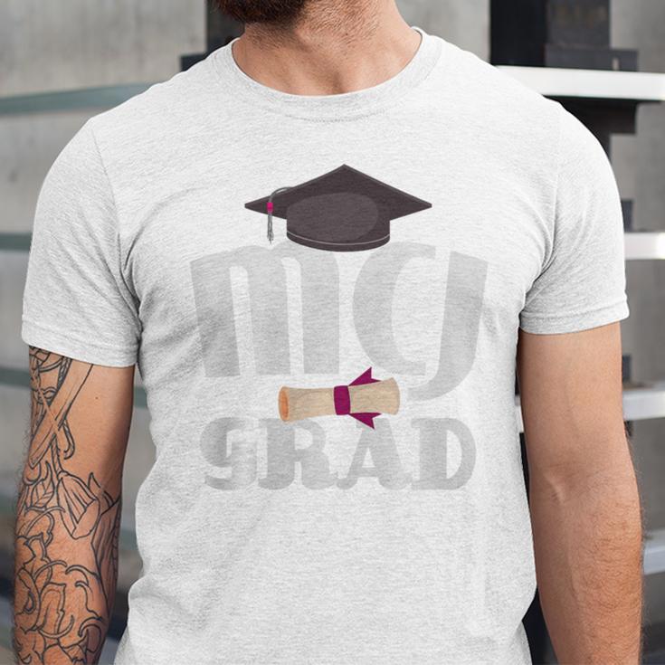 Graduation Masters Criminal Justice Premium Tri-Blend Unisex Jersey T-Shirt