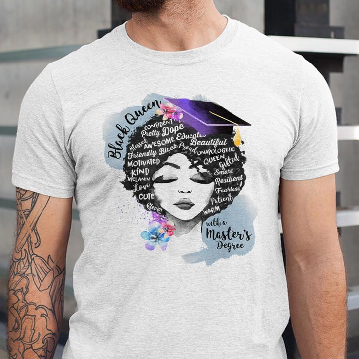 Graduation Masters Degree Woman Queen Graduate 2025 Unisex Jersey T-Shirt