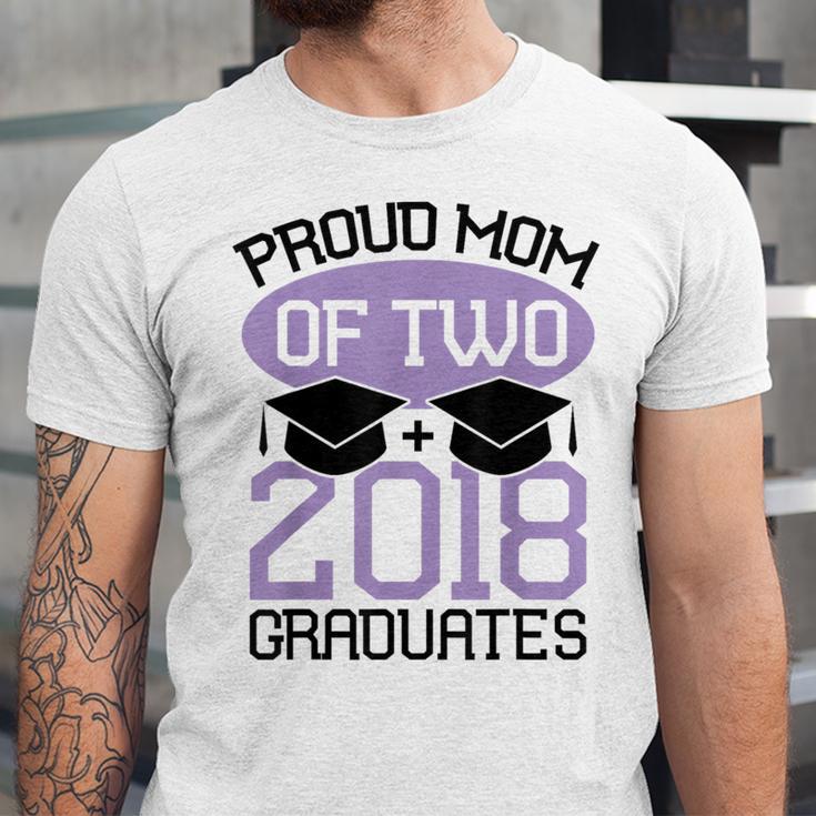 Graduation Shirt For Mom Of Twins Proud Mom Twins Tee Unisex Jersey T-Shirt