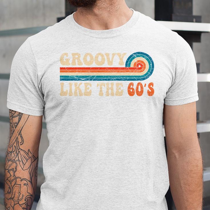 Groovy Like The 60s Aesthetic Nostalgia 1960's Retro Unisex Jersey T-Shirt
