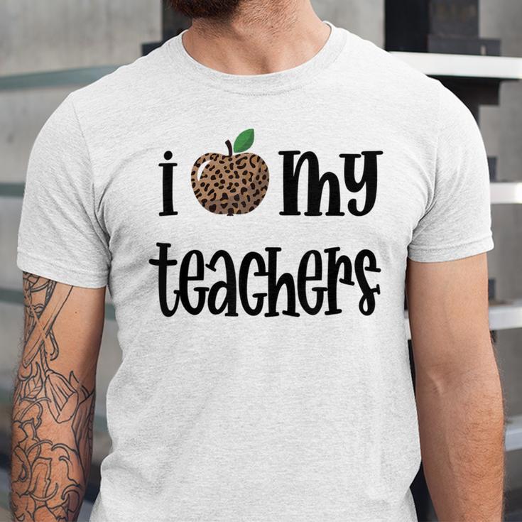 I Heart My Teachers I Love My Teachers Graduation Kids Teens Unisex Jersey T-Shirt