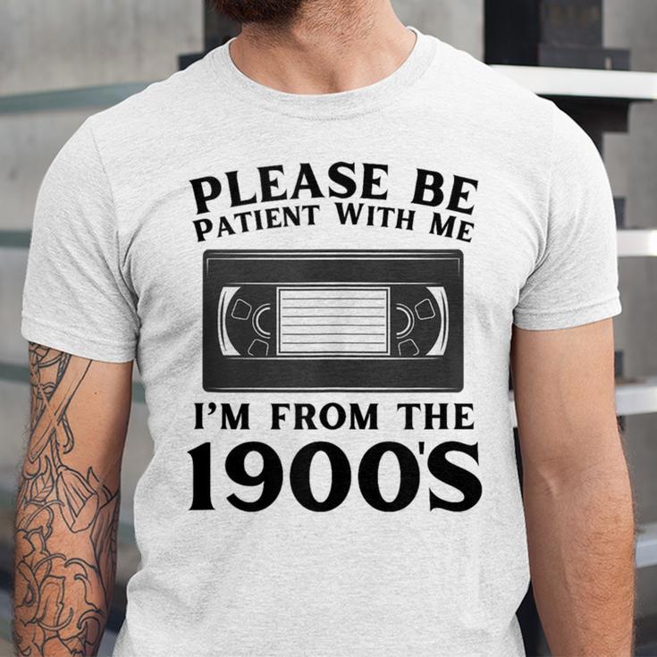 Over The Hill Please Be Patient I'm From The 1900s VHS Unisex Jersey T-Shirt Over The Hill Please Be Patient I'm From The 1900s VHS Unisex Jersey T-Shirt