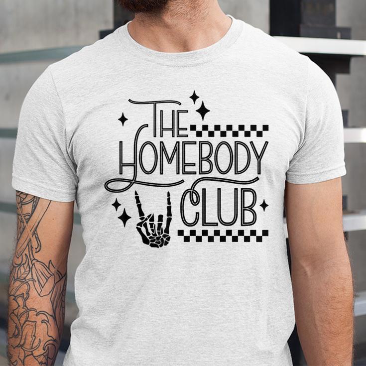 The Homebody Club Retro Introvert Antisocial Unisex Jersey T-Shirt