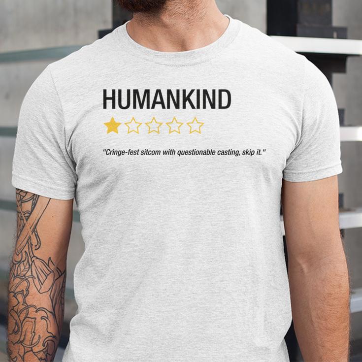 Humankind One Star Introvert People Rating Unisex Jersey T-Shirt Humankind One Star Introvert People Rating Unisex Jersey T-Shirt