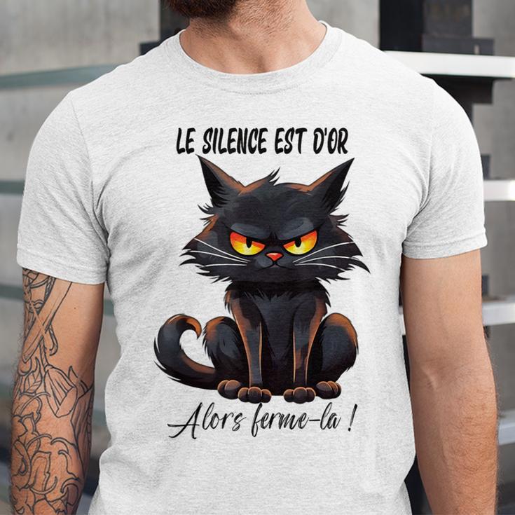 Humor Provocateur Sarcasm Closes The Silence Introvert Chat Unisex Jersey T-Shirt Humor Provocateur Sarcasm Closes The Silence Introvert Chat Unisex Jersey T-Shirt
