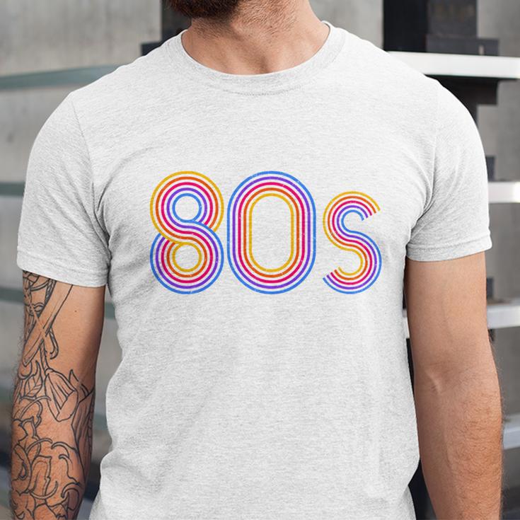 I'd Rather Be In The 80s Iconic Music Nostalgia Vintage Unisex Jersey T-Shirt