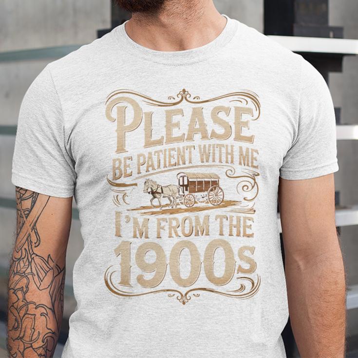 I'm From The 1900s Old Humor Boomer Dad Father's Day Premium Unisex Jersey T-Shirt I'm From The 1900s Old Humor Boomer Dad Father's Day Premium Unisex Jersey T-Shirt