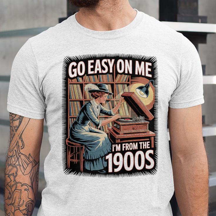 I'm From The 1900s Vinyl Record Lover For Women Premium Unisex Jersey T-Shirt