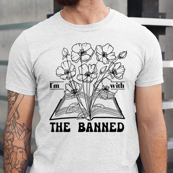 I'm With The Banned Banned Book Club Unisex Jersey T-Shirt I'm With The Banned Banned Book Club Unisex Jersey T-Shirt
