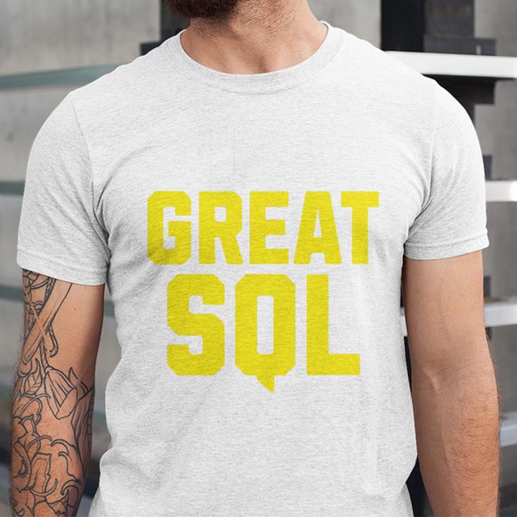 I'm A Great SQL Introvert Saying Inbound Marketing Premium Tri-Blend Unisex Jersey T-Shirt