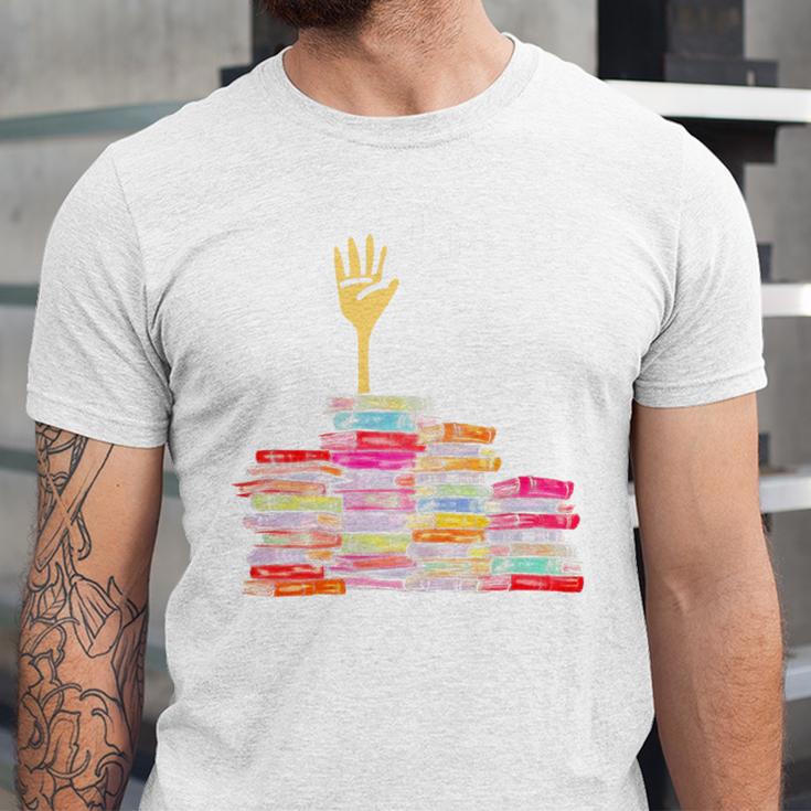 I'm Ok Books Boooks Lover Premium Tri-Blend Unisex Jersey T-Shirt