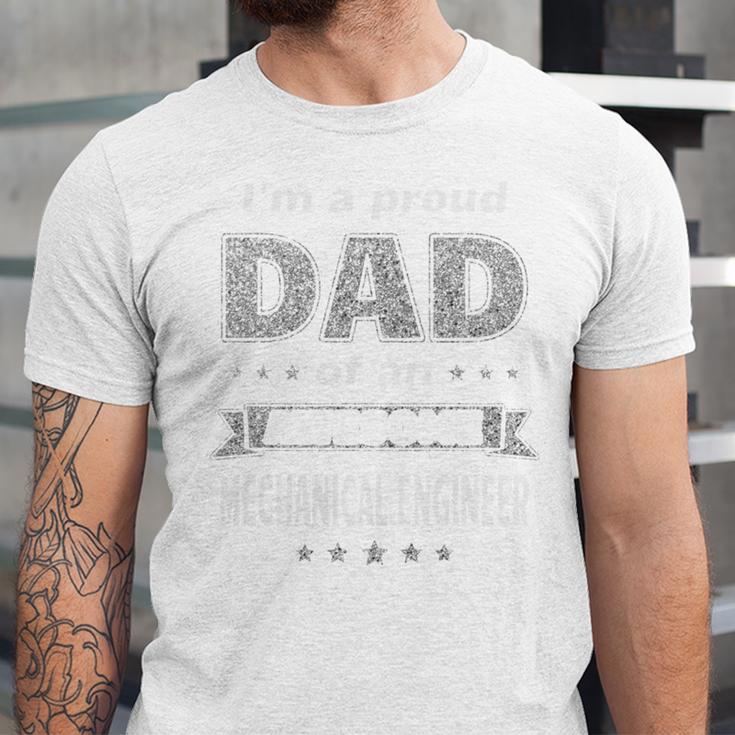 I'm A Proud Dad Of An Awesome Mechanical Engineer Graduation Unisex Jersey T-Shirt