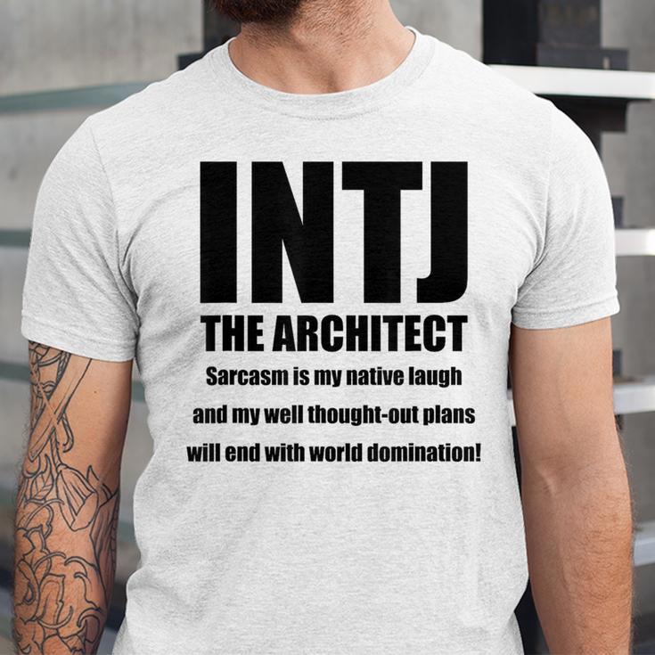 INTJ Architect Personality Introvert Sarcastic Unisex Jersey T-Shirt INTJ Architect Personality Introvert Sarcastic Unisex Jersey T-Shirt