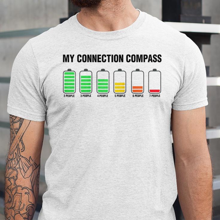 Introvert Low Battery My Connection Compass Raglan Baseball Tee Unisex Jersey T-Shirt Introvert Low Battery My Connection Compass Raglan Baseball Tee Unisex Jersey T-Shirt