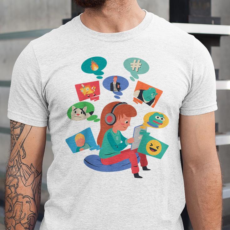 Introvert Meme Anti People Antisocial Meme Lovers Unisex Jersey T-Shirt
