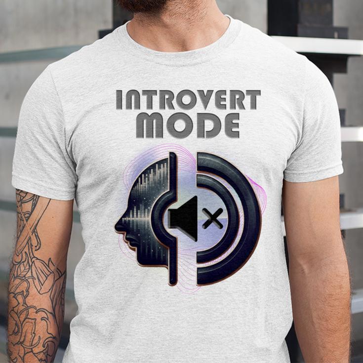 Introvert Mode Finding Inner Peace In Silence Unisex Jersey T-Shirt Introvert Mode Finding Inner Peace In Silence Unisex Jersey T-Shirt
