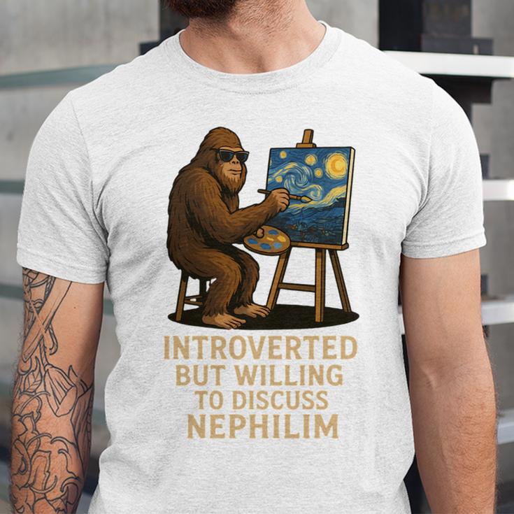 Introverted But Willing To Discuss Nephilim Unisex Jersey T-Shirt