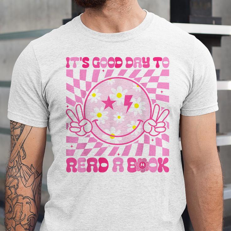 It's Good Day To Read Book Library Reading Lovers Unisex Jersey T-Shirt