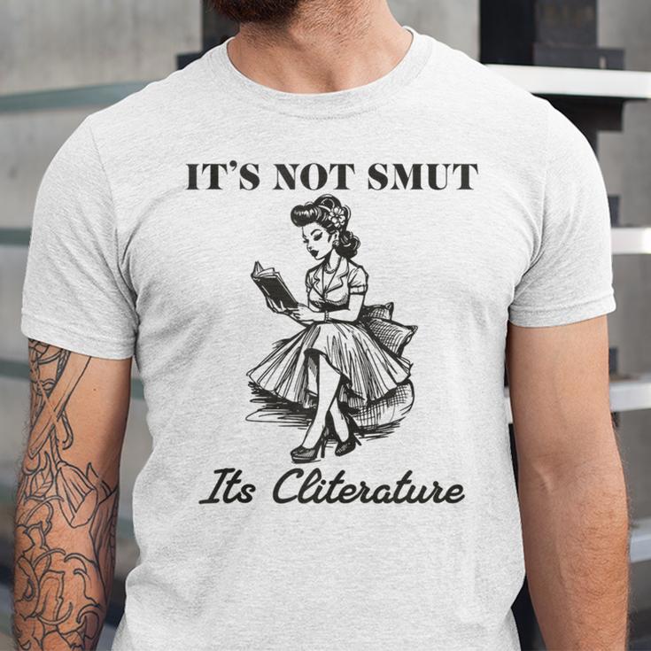 It's Not Smut It's Literature Smut Book Reader Unisex Jersey T-Shirt It's Not Smut It's Literature Smut Book Reader Unisex Jersey T-Shirt