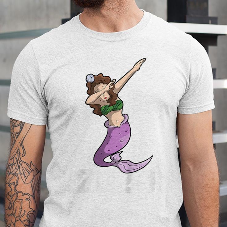 Kids Class Of 2029 Shirt Graduation Dabbing Mermaid Shirt Unisex Jersey T-Shirt