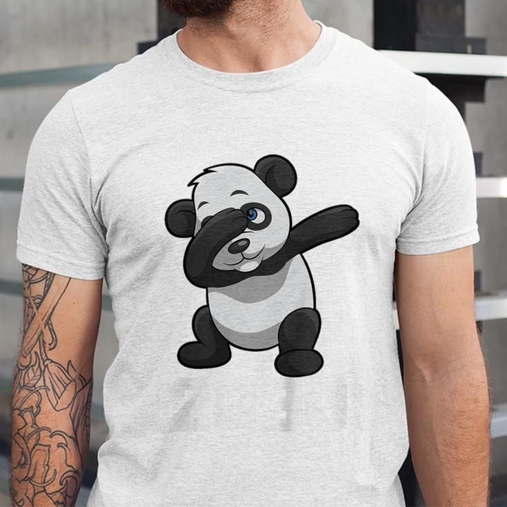 Kids Class Of 2030 Shirt Graduation Dabbing Panda Shirt Unisex Jersey T-Shirt