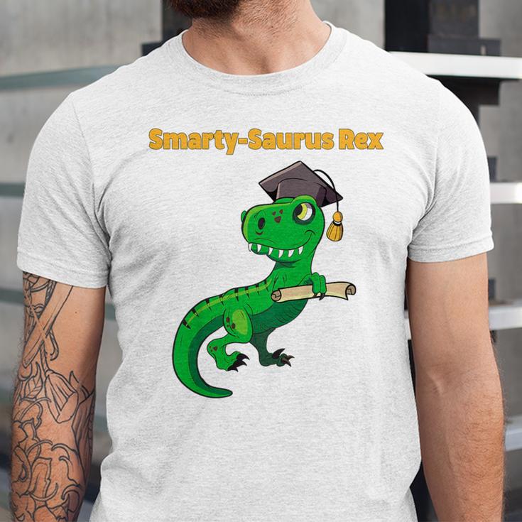 Kids Cute Graduation Dinosaur Smarty Saurus Kinder VPK Pre-k Grad Unisex Jersey T-Shirt