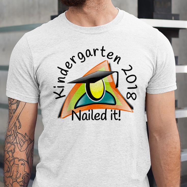 Kids Kindergarten 2018 Nailed It Graduation Unisex Jersey T-Shirt