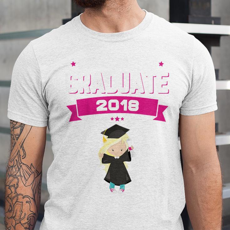 Kids Kindergarten Graduate 2018 Graduation Girls Unisex Jersey T-Shirt