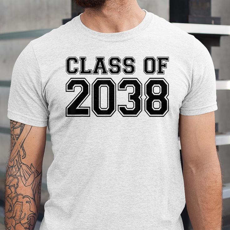 Kindergarten Class Of 2038 First Day School Graduation Unisex Jersey T-Shirt