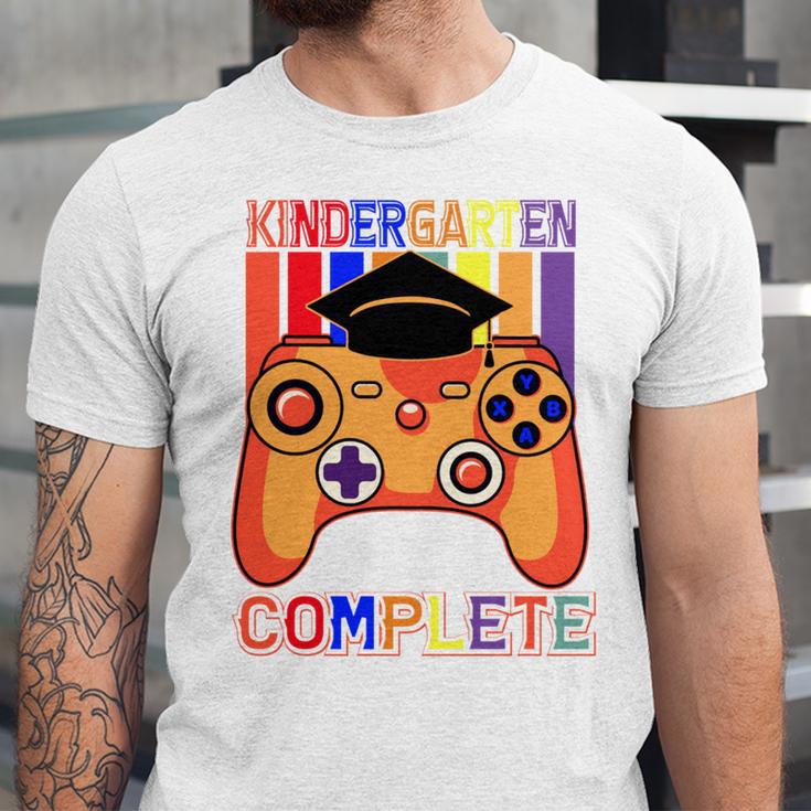Kindergarten Graduation Level Complete Gamer Graduation Kids Unisex Jersey T-Shirt