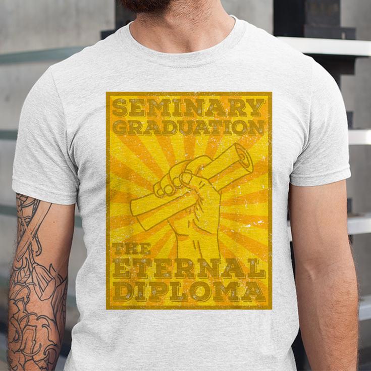 LDS Mormon Seminary Graduation Eternal Diploma Shirt Unisex Jersey T-Shirt
