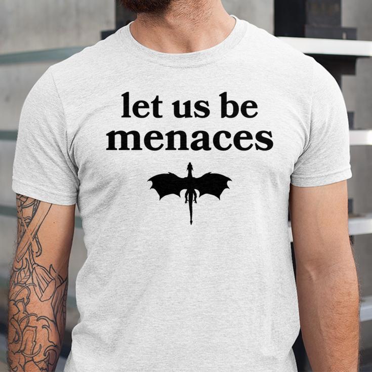 Let Us Be Menaces Dragon Book Lover Unisex Jersey T-Shirt Let Us Be Menaces Dragon Book Lover Unisex Jersey T-Shirt