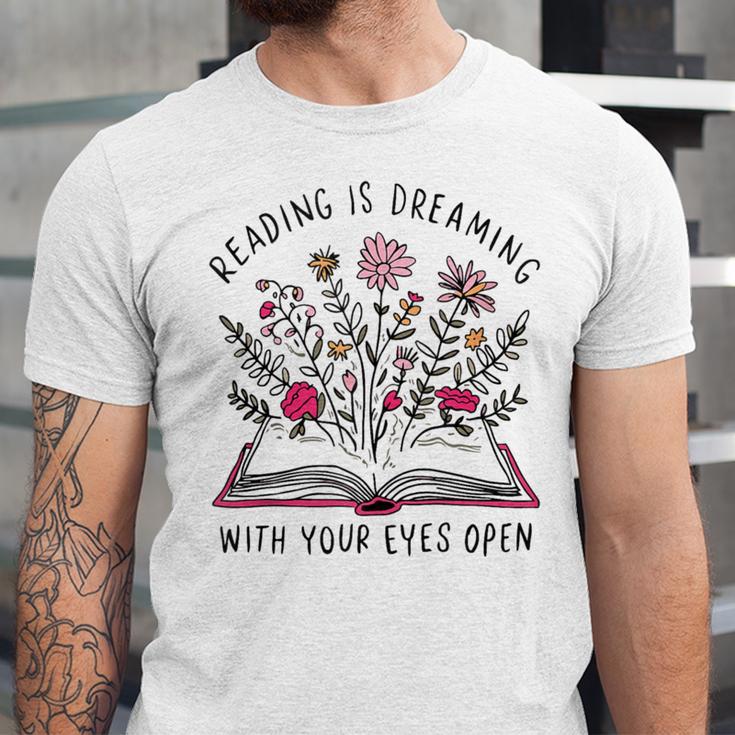Librarian Cute Bookish It's A Good Day To Read A Book Lover Unisex Jersey T-Shirt