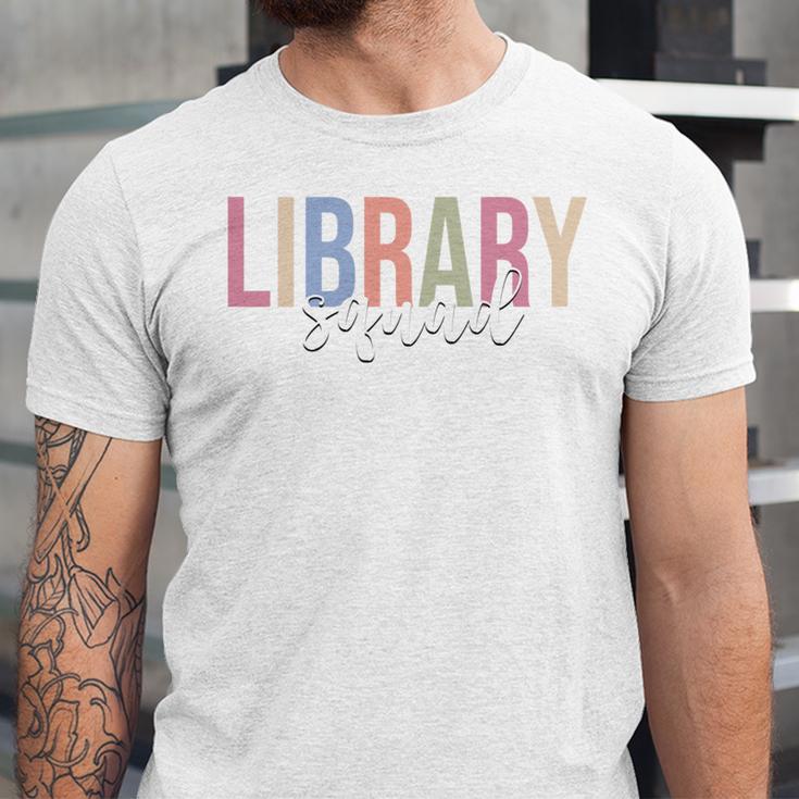 Library Squad Librarian Book Lover Bookworm Unisex Jersey T-Shirt Library Squad Librarian Book Lover Bookworm Unisex Jersey T-Shirt